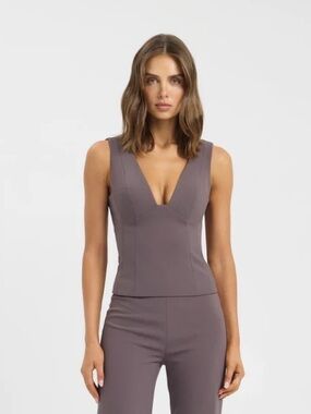 Kookai Alto sculpted top